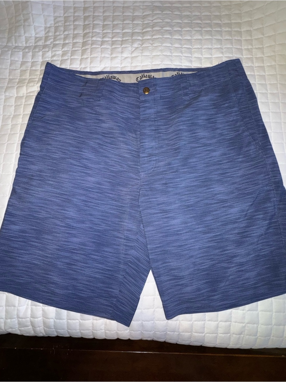 Callaway Men's Heather Navy Performance Golf Shorts